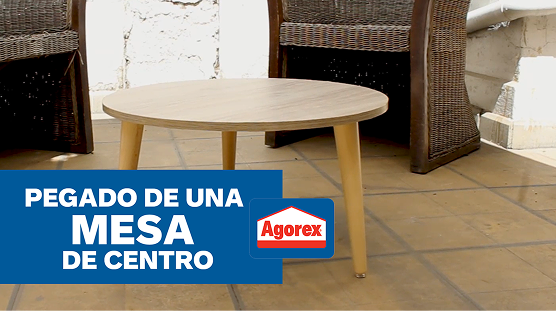 Pegado de una mesa de centro